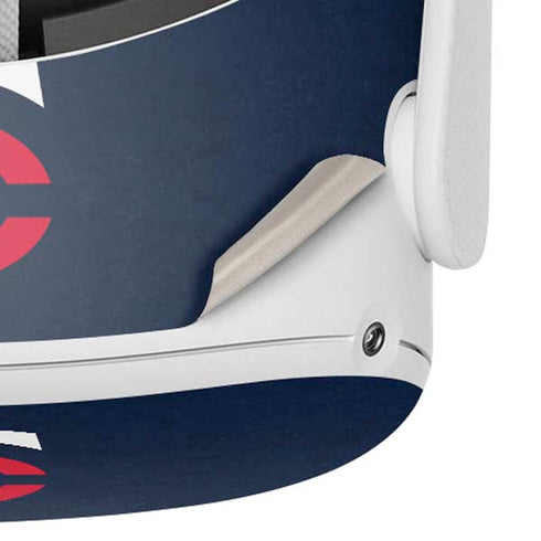 MLB Minnesota Twins - Solid Distressed Oculus Quest 2 Skin